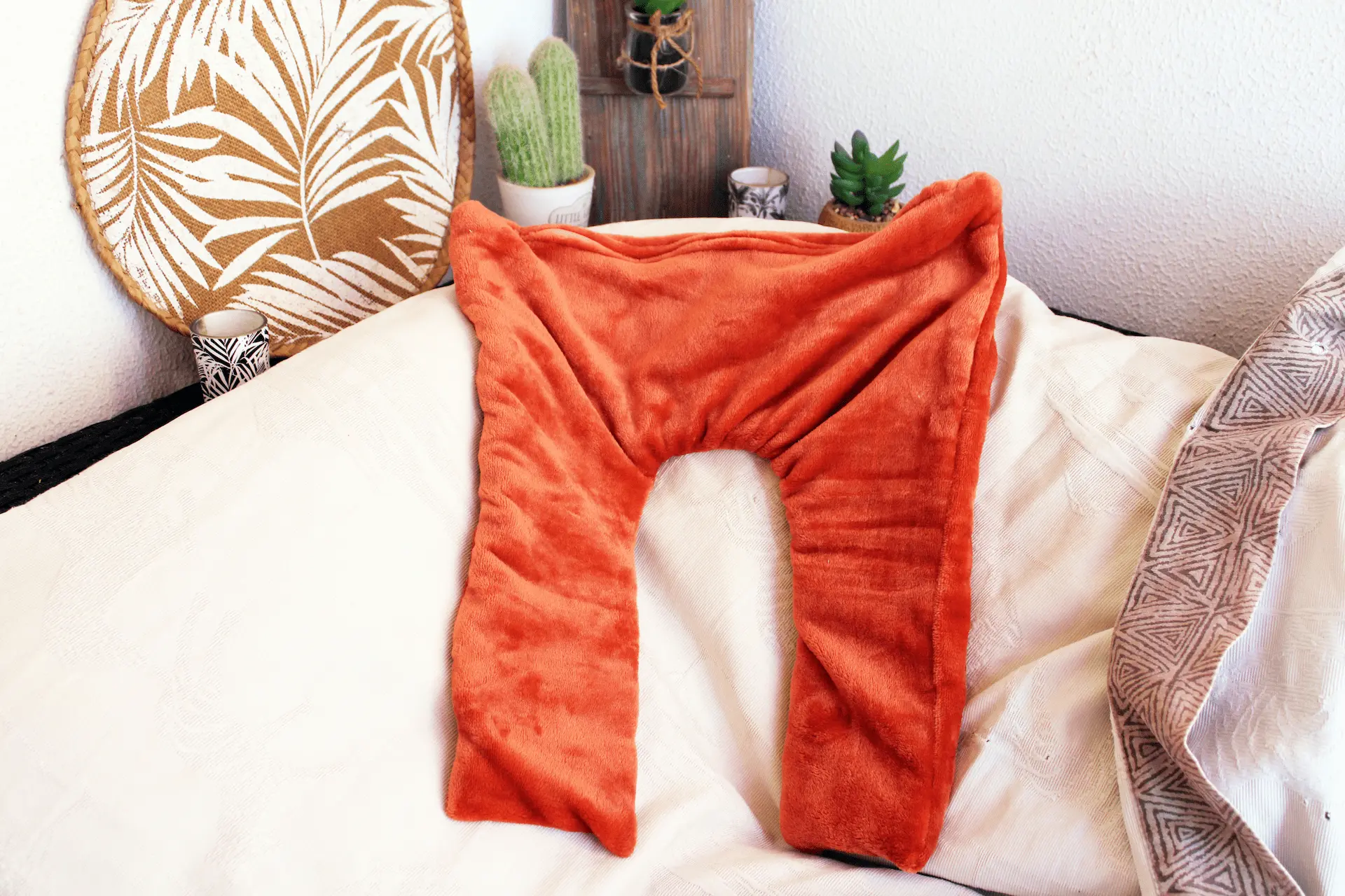Couvre-épaules lesté (1.4kg) - Terracotta