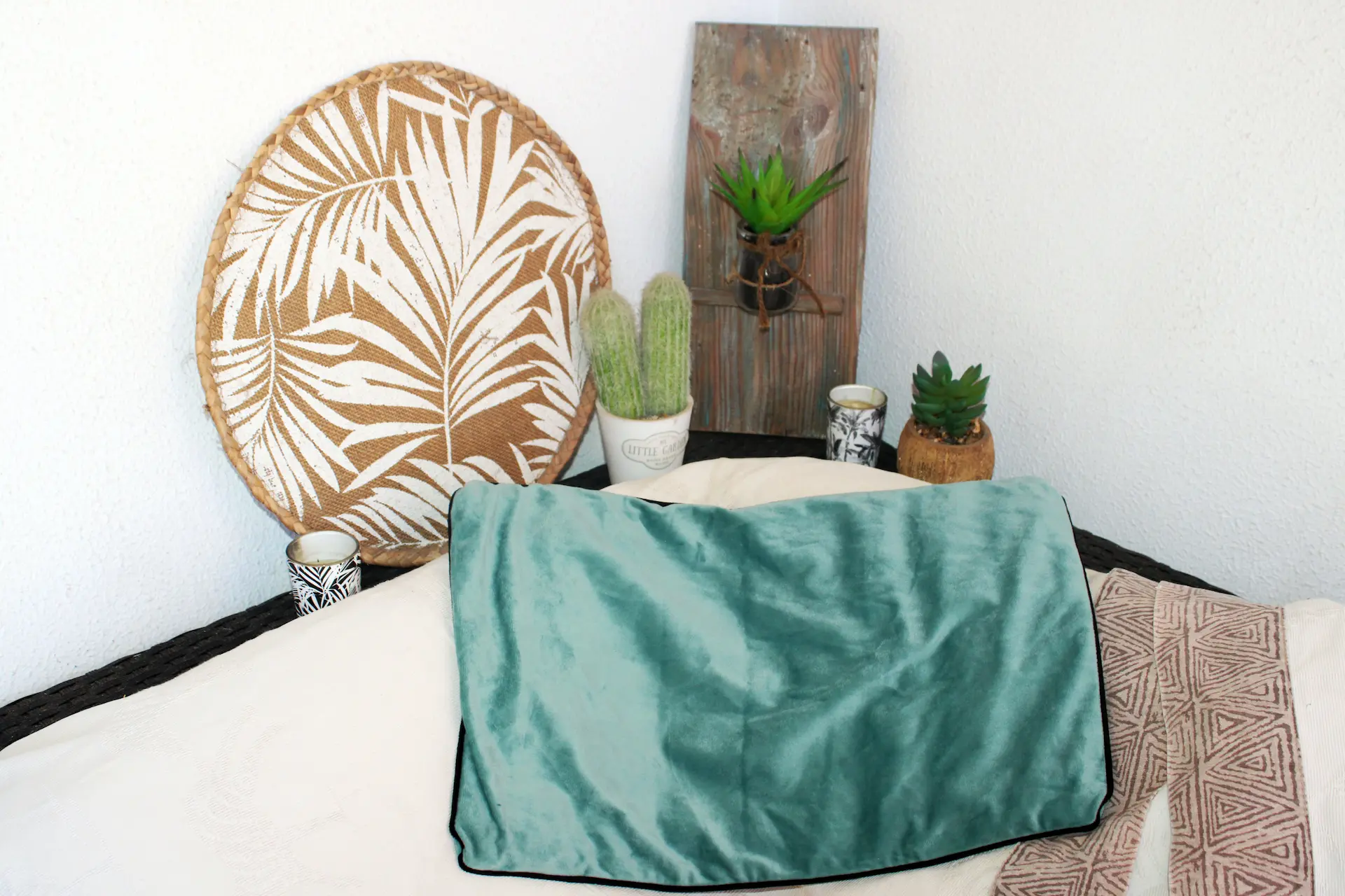 Couvre-genoux lesté (0.8kg) - Bleu-vert